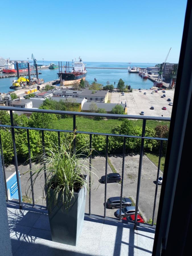 Gdynia Centrum Z Pieknym Widokiem Na Morze I Balkonem 9 Pietro Przy Sea Towers Exterior foto